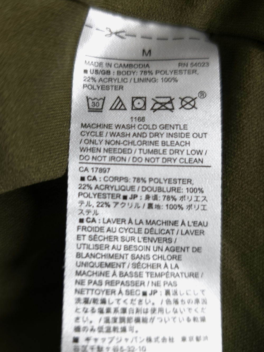 Banana Republic Olive Green Sherpa Teddy Jacket Coat Women’s M